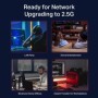 "5-Port 2.5G Multi-Gigabit Desktop Switch PORT: 5× 2.5G RJ45 Ports SPEC: Desktop Steel Case FEATURE: Plug and Play"