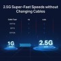 "5-Port 2.5G Multi-Gigabit Desktop Switch PORT: 5× 2.5G RJ45 Ports SPEC: Desktop Steel Case FEATURE: Plug and Play"
