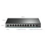 Switch TP-Link TL-SG1210MPE, 9 port, 10/100/1000 Mbps