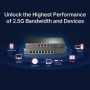 Switch TP-Link TL-SG108-M2, 8 port, 100/1000/2500 Mbps