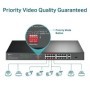 Switch TP-Link TL-SL1218P, 16 port, 10/100/1000 Mbps
