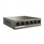 Switch IP-COM F1106P-4-63W, 6 Port. 10/100 Mbps