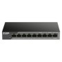Switch DLINK DSS-100E-9P, 9 port, 10/100 Mbps
