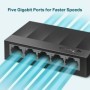 Switch TP-LINK LS1005G, 5 port, 10/100/1000 Mbps