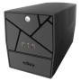 UPS NJOY Keen 2000, 2000VA/1200W, Line-interactive, 4 Prize Schuko cu Protectie, Repornire Automata, Reglaj Automat al Tensiunii