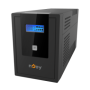 UPS nJoy Cadu 1500, 1500VA/900W, Afisaj LCD cu ecran tactil, 4 x prize Schuko