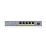 Switch Zyxel GS1350-6HP-EU0101F, 5 port, 100/1000 Mbps