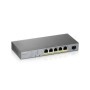 Switch Zyxel GS1350-6HP-EU0101F, 5 port, 100/1000 Mbps