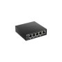 Switch D-Link DGS-1005P, 5 Port, 10/100/1000 Mbps