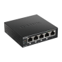 Switch D-Link DGS-1005P, 5 Port, 10/100/1000 Mbps