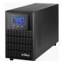 UPS nJoy Aten PRO 1000, 1000VA/800W, On-line (double convension UPS), LCD Display, 3 Prize Schuko cu Protectie, Tower, Smart SNM