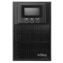 UPS nJoy Aten PRO 1000, 1000VA/800W, On-line (double convension UPS), LCD Display, 3 Prize Schuko cu Protectie, Tower, Smart SNM