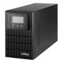UPS nJoy Aten PRO 1000, 1000VA/800W, On-line (double convension UPS), LCD Display, 3 Prize Schuko cu Protectie, Tower, Smart SNM