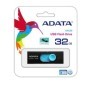 Memorie USB Flash Drive Adata UV220 32GB, USB2.0, albastru/negru