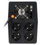UPS nJoy Horus Plus 2000, 2000VA/1200W, Afisaj LCD cu ecran tactil, 4 Prize Schuko cu Protectie, Repornire Automata, RJ11 protec