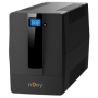 UPS nJoy Horus Plus 2000, 2000VA/1200W, Afisaj LCD cu ecran tactil, 4 Prize Schuko cu Protectie, Repornire Automata, RJ11 protec