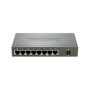 Switch D-Link DES-1008PA, 8 porturi 10/100Mbps,  4 porturi PoE 802.3af, desktop, fara management