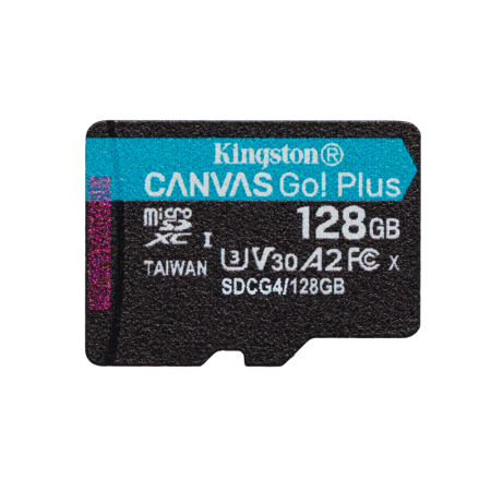 Carde de Memorie MicroSDXC Kingston Canvas GO PLUS 128GB Adaptor SD Class 10