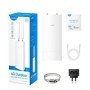 CUDY Outdoor 4G LTE AC1200 WiFi Router, Cat.4, 300Mbps +  867Mbps Wi-Fi, build-in 4G LTE modem, lightning protection, IP65 Water