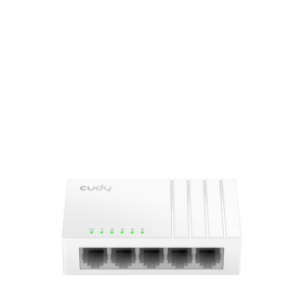 CUDY 5-Port Gigabit Desktop Switch, 5 10/100/1000M RJ45 Ports, IGMP Snooping, Loop Detection/Prevention, 802.1p/DSCP QoS, Deskto