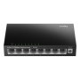 CUDY 8-Port 10/100 Mbps Desktop Switch, 8 10/100M RJ45 Ports, Loop Detection, Metal Case, Power Saving, Plug & Play, Wall-Mount
