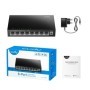 CUDY 8-Port 10/100 Mbps Desktop Switch, 8 10/100M RJ45 Ports, Loop Detection, Metal Case, Power Saving, Plug & Play, Wall-Mount