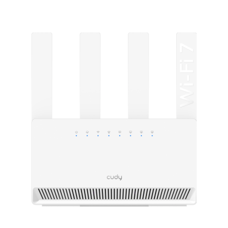 CUDY BE3600 Gigabit Dual Band Wi-Fi 7 Router, Chipset Broadcom, 802.11be/ax/ac/a/b/g/n, 2882Mbps at 5GHz + 688Mbps at 2.4GHz, 4 