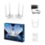 CUDY AX3000 Gigabit Dual Band Wi-Fi 6 Mesh Router, Chipset MT7981BA+MT7976CN+MT7531AE, 802.11ax/ac/a/b/g/n, 2402Mbps at 5GHz + 5