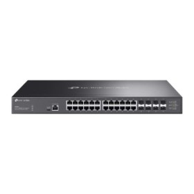 Omada 24-Port 10GBASE-T L2+ Managed Switch with 8 10GE SFP+ Slots PORT: 24× 10G RJ45 Ports, 8× 10G SFP+ Slots, RJ45/USB Type C C