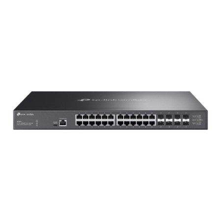 Omada 24-Port 10GBASE-T L2+ Managed Switch with 8 10GE SFP+ Slots PORT: 24× 10G RJ45 Ports, 8× 10G SFP+ Slots, RJ45/USB Type C C