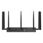 Omada 4G+ Cat6 AX3000 Gigabit VPN Gateway with 4-Port PoE+ PORT: 1× Gigabit SFP WAN/LAN Port, 1× Gigabit RJ45 WAN Port, 4× Gigab
