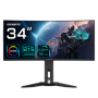 Gigabyte MO34WQC gaming monitor diagonala 34", 800.06 x 337.06 mm, OLED, Anti-Reflection, Rezolutie: 3440 x 1440 (WQHD), Luminoz