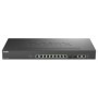 Switch D-Link DMS-1250-12TP , 8 porturi Gigabit, 2 porturi SFP+, Protocol 802.1D STP 802.1s MSTP 802.1w RSTP, rackabil