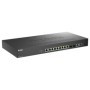 Switch D-Link DMS-1250-12TP , 8 porturi Gigabit, 2 porturi SFP+, Protocol 802.1D STP 802.1s MSTP 802.1w RSTP, rackabil