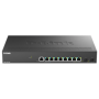 Switch D-Link DMS-1250-10S , 8 porturi Gigabit, 2 porturi SFP+, Protocol 802.1D STP 802.1s MSTP 802.1w RSTP, rackabil
