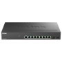Switch D-Link DMS-1250-10S , 8 porturi Gigabit, 2 porturi SFP+, Protocol 802.1D STP 802.1s MSTP 802.1w RSTP, rackabil