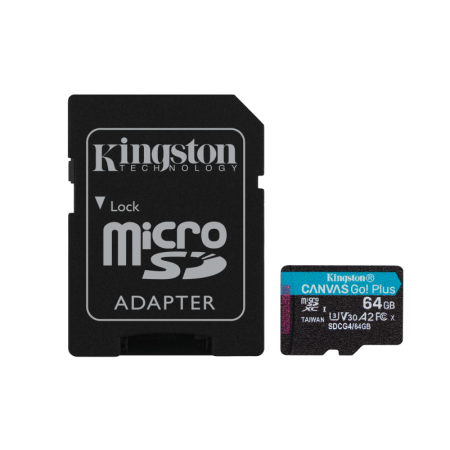 Card de Memorie MicroSDXC Kingston Canva GO Plus 64GB Class 10