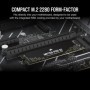 SSD CORSAIR MP700 PRO SE 4TB PCIE 5.0 x4 NVMe M.2, viteza de citire 14000 MB/s, viteza de scriere 12000 MB/s