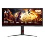 Monitor AOC 34" CU34G4Z, Curvature: 1500R, Diagonal (inch): 34, Diagonal (cm): 87, Aspect ratio: 21:9, Panel: VA, Resolution: 34