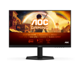 Monitor AOC 24" 24G42E, Diagonal (inch): 24, Diagonal (cm): 60.96, Aspect ratio: 16:9, Panel: IPS, Resolution: 1920x1080, Refres