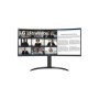 Monitor LG 34" 34WR55QK-B.AEU, Curvature: 1800R, Diagonal (inch): 34, Diagonal (cm): 86, Aspect ratio: 21:9, Panel: VA, Resoluti