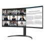 Monitor LG 34" 34WR55QK-B.AEU, Curvature: 1800R, Diagonal (inch): 34, Diagonal (cm): 86, Aspect ratio: 21:9, Panel: VA, Resoluti