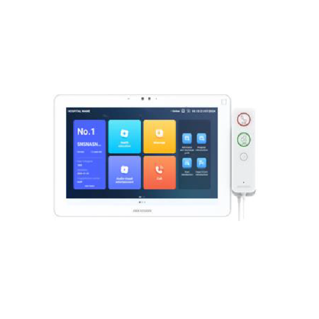 Display cu brat pentru patul pacientului Hikvision DS-KHB9533-WHS 1. Dimensiune ecran: 10.1 inch touch screen 2. Sistem de opera