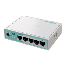 MIKROTIK HEX E50UG 512 MB DDR3, Procesor: EN7562CT @ 950 MHz, Memorie: 512 MB, 5x 10/100/1000, MikroTik RouterOS, licenţă Level 