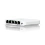 Ubiquiti USW-Flex-2.5G-5, 5 porturi RJ45 1/2.5 GbE, capacitate 25 Gbps, 1 adaptor de alimentare AC, 5V DC, 1A, 1 PoE (PairA 1, 2