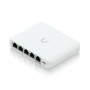 Ubiquiti USW-Flex-2.5G-5, 5 porturi RJ45 1/2.5 GbE, capacitate 25 Gbps, 1 adaptor de alimentare AC, 5V DC, 1A, 1 PoE (PairA 1, 2