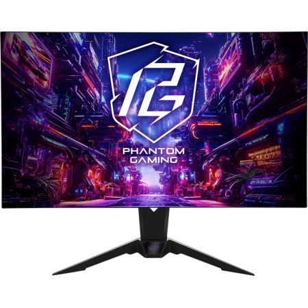 Monitor Gaming Asrock PGO32UFS PHANTOM GAMING, diagonala: 31.5", Aspect: 16:9, anti-glare, Rezolutie: 3840 x 2160, Refresh rate:
