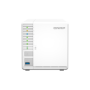 NAS QNAP 262 3-Bay, CPU Intel Celeron N5105/N5095 4-core/4-thread Processor, RAM 8 GB (onboard, not expandable), HDD 3.5" SATA 6