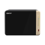 NAS QNAP 664 6-Bay, CPU Intel Celeron N5105/N5095 4-core/4-thread Processor, RAM 8GB (1x 8GB) DDR4, HDD 6 x 2.5"/3.5" SATA 6Gbps