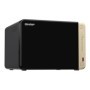 NAS QNAP 664 6-Bay, CPU Intel Celeron N5105/N5095 4-core/4-thread Processor, RAM 8GB (1x 8GB) DDR4, HDD 6 x 2.5"/3.5" SATA 6Gbps